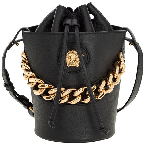 versace drawstring bag|Versace La Medusa Drawstring Canvas Bucket Bag .